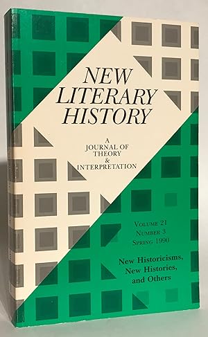 New Literary History. A Journal of Theory and Interpretation: Making Sense, et al. Volume 21, Spr...