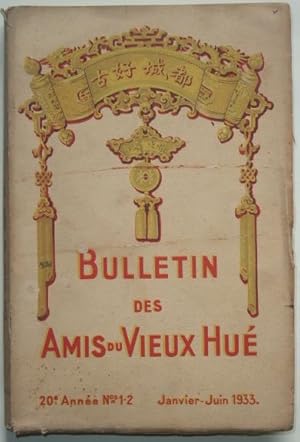 Seller image for La citadelle de Hu. Cartographie, onomastique (Bulletin des Amis du Vieux Hu, janvier-juin 1933), for sale by LIBRAIRIE L'OPIOMANE