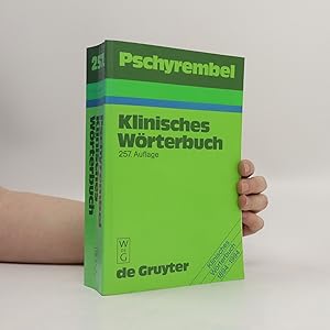 Bild des Verkufers fr Pschyrembel Klinisches Wrterbuch zum Verkauf von Bookbot