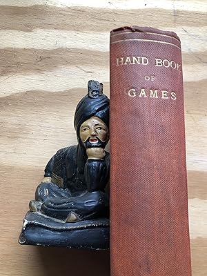 Seller image for THE HAND-BOOK OF GAMES: Comprising New or Carefully Revised Treatises on Whist, Piquet, Ecarte, Lansqunet, Boston, Quadrille, Cribbage and Other Card Games: Faro, Rouge et Noir, Hazard, Roulette; Backgammon, Draughts; Billiards, Bagatelle, American Bowls for sale by Cream Petal Goods