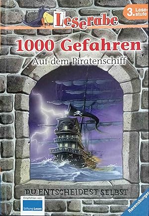 Bild des Verkufers fr 1000 Gefahren - auf dem Piratenschiff. Edward Packard/Stephanie Spinner. Mit Ill. von Claus Danner. Aus dem Amerikan. von Simone Wiemken / Leserabe : 3. Lesestufe; 1000 Gefahren zum Verkauf von Logo Books Buch-Antiquariat