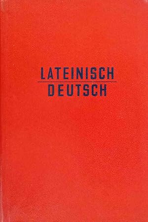 Bild des Verkufers fr Langenscheidts Taschenwrterbuch der lateinischen und deutschen Sprache; Teil: T. 1., Lateinisch-deutsch : Unter Bercks. d. mittelalterlich-lat. Schrifttums ; Durch e. Abriss d. Formenlehre vervollstndigt. Langenscheidts Taschenwrterbcher fr Reise, Lektre. Konversation und den Schulgebrauch. zum Verkauf von Logo Books Buch-Antiquariat