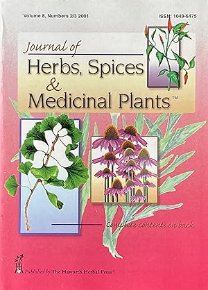 Journal of Herbs, Spices and Medicinal Plants