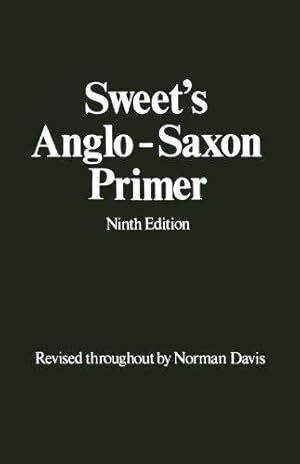 Seller image for Sweet's Anglo-Saxon Primer for sale by WeBuyBooks