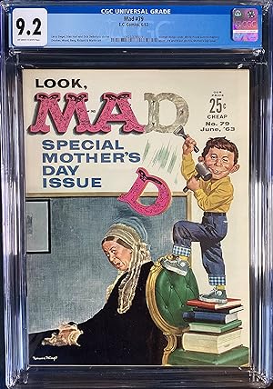 MAD Magazine No. 79 (June1963) CGC Graded 9.2 (NM-)