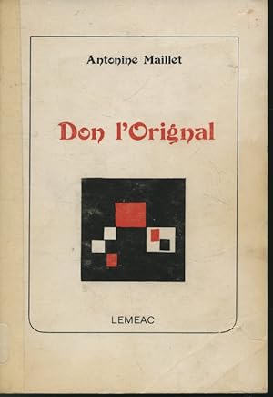 Bild des Verkufers fr Don l'Orignal zum Verkauf von Librairie Le Nord