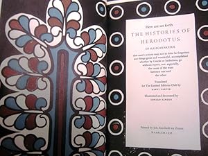 THE HISTORIES OF HERODOTUS OF HALICARNASUS THAT MEN'S ACTIONS MAY NOT IN TIME BE FORGOTTEN NOR TH...