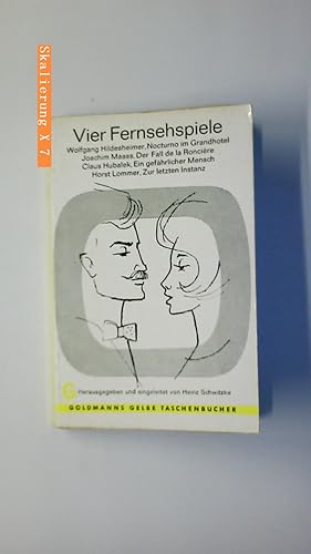 Bild des Verkufers fr VIER FERNSEHSPIELE. zum Verkauf von Butterfly Books GmbH & Co. KG