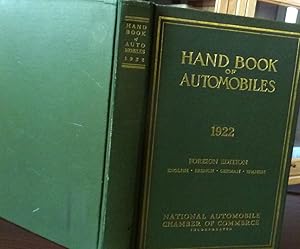 Handbook of Automobiles 1922