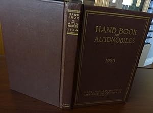 Handbook of Automobiles 1920