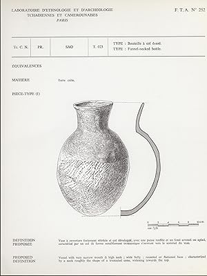 Imagen del vendedor de Fiches typologiques africaines. / [8e et 9e cahier : fiches 226-259, 260-293], Cramique de la rgion tchadienne I : culture "Sao" (Tchad, Cameroun, Nigeria) a la venta por PRISCA