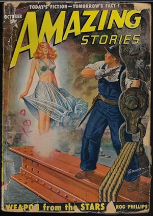 Image du vendeur pour AMAZING Stories: October, Oct. 1950 mis en vente par Books from the Crypt