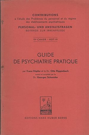 Immagine del venditore per Guide de psychiatrie pratique venduto da PRISCA