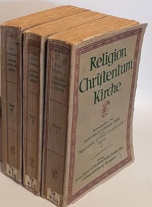 Bild des Verkufers fr Religion - Christentum - Kirche: Eine Apologetik fr wissenschaftlich Gebildete (3 Bnde KOMPLETT) zum Verkauf von books4less (Versandantiquariat Petra Gros GmbH & Co. KG)