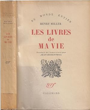 Seller image for Les livres de ma vie. Traduit de l'amricain par Jean Rosenthal. for sale by PRISCA