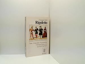 Bild des Verkufers fr Rigoletto Texte, Materialien, Kommentare zum Verkauf von Book Broker
