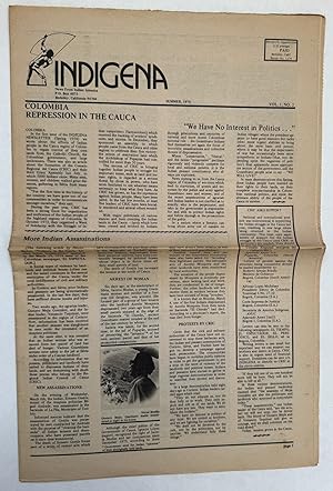 Indigena; News From Indian America; Vol. 1, No. 2; Summer 1974