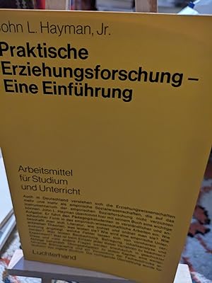 Seller image for Praktische Erziehungsforschung, eine Einfhrung for sale by Verlag Robert Richter
