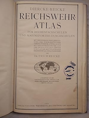 Reichswehratlas für Heeresfachschulen und Marinefortbildungsschulen.