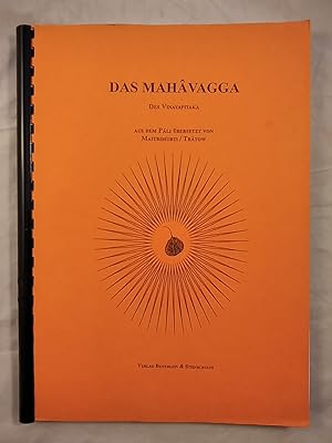 Bild des Verkufers fr Das Mahavagga. zum Verkauf von KULTur-Antiquariat
