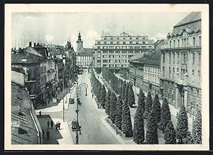 Ansichtskarte Lemberg, Akademiestrasse aus der Vogelschau