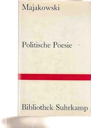 Bild des Verkufers fr Politische Poesie. Deutsche Nachdichtung v. Hugo Huppert. zum Verkauf von Fundus-Online GbR Borkert Schwarz Zerfa