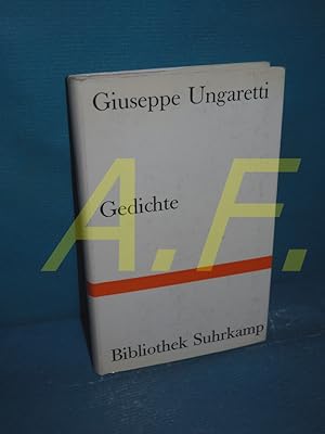 Bild des Verkufers fr Gedichte : italienisch und deutsch (Italiano [it] deutsch [de]) (Bibliothek Suhrkamp Band 70) zum Verkauf von Antiquarische Fundgrube e.U.