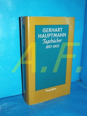 Bild des Verkufers fr Tagebcher 1897 bis 1905. Gerhart Hauptmann. Hrsg. von Martin Machtzke zum Verkauf von Antiquarische Fundgrube e.U.