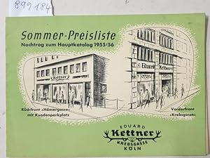 Sommer-Preisliste : Nachtrag zum Hauptkatalog 1955/56 :