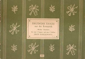 Imagen del vendedor de Deutsche Tnze aus der Romantik. a la venta por Versandantiquariat Boller