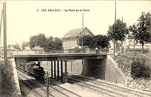 Ansichtskarte / Postkarte Les Vallées Hauts de Seine, Pont de la Puce