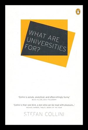 Seller image for What are universities for? for sale by MW Books