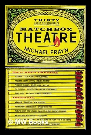 Imagen del vendedor de Matchbox theatre : thirty short entertainments / by Michael Frayn a la venta por MW Books