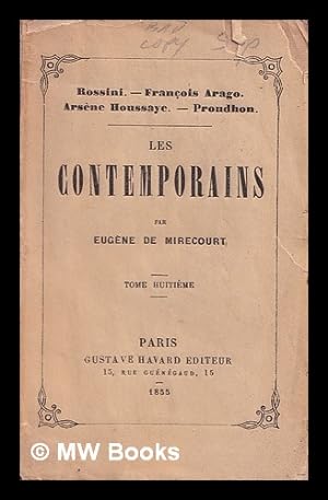 Imagen del vendedor de Les Contemporains. Rossini a la venta por MW Books