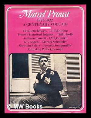 Bild des Verkufers fr Marcel Proust : 1971-1922 / a centenary volume zum Verkauf von MW Books