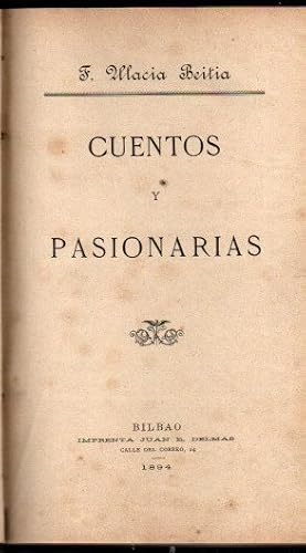 Bild des Verkufers fr Cuentos y pasionarias . zum Verkauf von Librera Astarloa