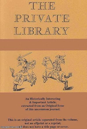 Bild des Verkufers fr Mobiles in Books: Volvelles, Inserts, Pyramids, Divinations, and Children's Games. A rare original article from the Private Library Quarterly Journal of the Private Libraries Association, 1979. zum Verkauf von Cosmo Books