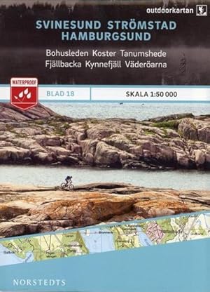 Bild des Verkufers fr Outdoorkartan Schweden - Svinesund, Strmstad, Hamburgsund : amtliche Karte. Bohusleden, Koster, Tanumshede, Fjllbacka, Kynnefjll, Vderarna. Waterproof. Waterproof zum Verkauf von AHA-BUCH GmbH