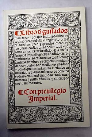 Seller image for Libro de guisados, manjares y potajes intitulado Libro de cozina for sale by Alcan Libros