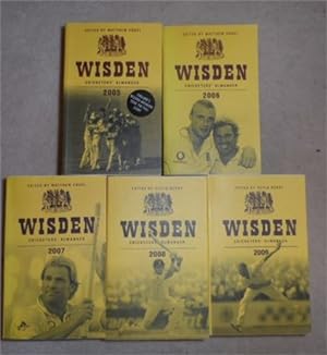 2005 - 2009 Wisdens, Linen Set (Set of 5)--9/10s