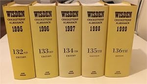 1995 - 1999 Wisdens, HBs & DJs (Set of 5)-- 9/10s