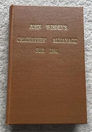 1891 Wisden , Rebound in a Willows style binding.