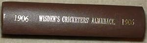 1906 Wisden Rebind without Covers