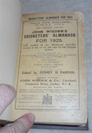 1925 Wisden : Rebound with Covers