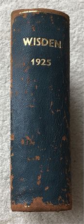 1925 Wisden Rebind with Rear Cover