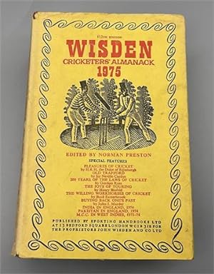 1975 Wisden - Hardback & Dust Jacket