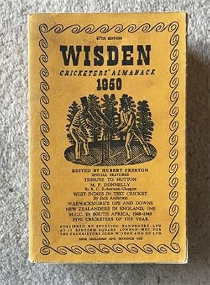 1950 Linen Cloth Wisden - Signed by COTY RT Simpson