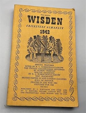 1942 Linen Cloth Wisden - Very Good Condition