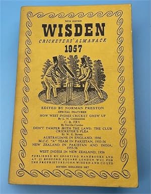 1957 Linen Cloth Wisden VG Cond.