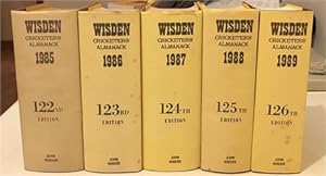 1985 - 1989 Wisdens, HBs & DJs (Set of 5) - - 8/10s